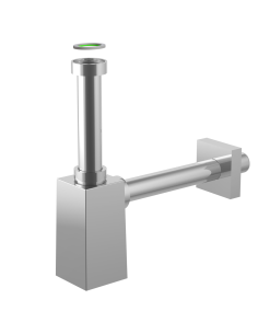 IS WT-Sifon DESIGN 5/4" eckig ABS